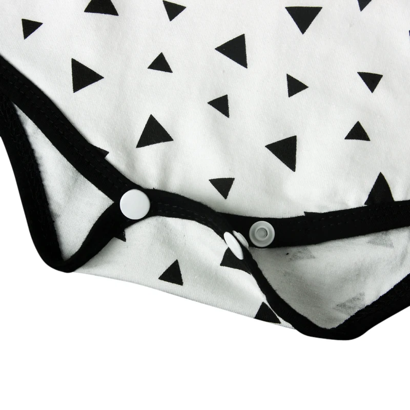 2017 Одежда для новорожденных девочек Геометрический стиль летние детские