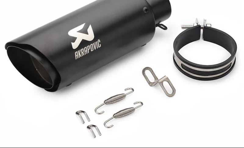 Универсальный 60 мм 51 мм мото rcycle выхлопная труба для akrapovic escape moto для z800 zx10r r6 r3 r25 глушитель гоночный выхлоп