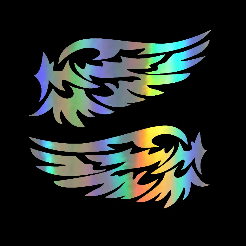 Автомобильный Стикеры наклейка 3D ангел хранитель с крыльями Красивая