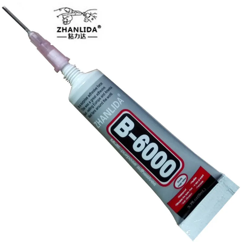 Многоцелевой клей B6000 для ремонта сотовых телефонов 1 шт. 9 мл стразы с кристаллами