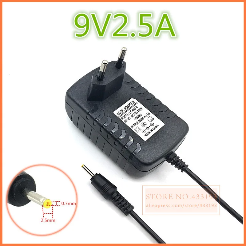 Новое настенное домашнее зарядное устройство 9V 2.5A 3A EU US вилка для PiPo M2 M3 M6 Pro M8 3G