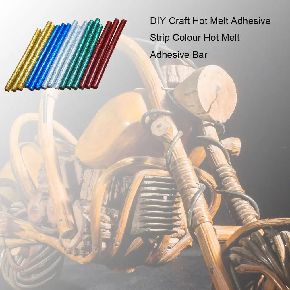 Красочный дизайн DIY палочки термоклея Электрический клеевой пистолет альбом для