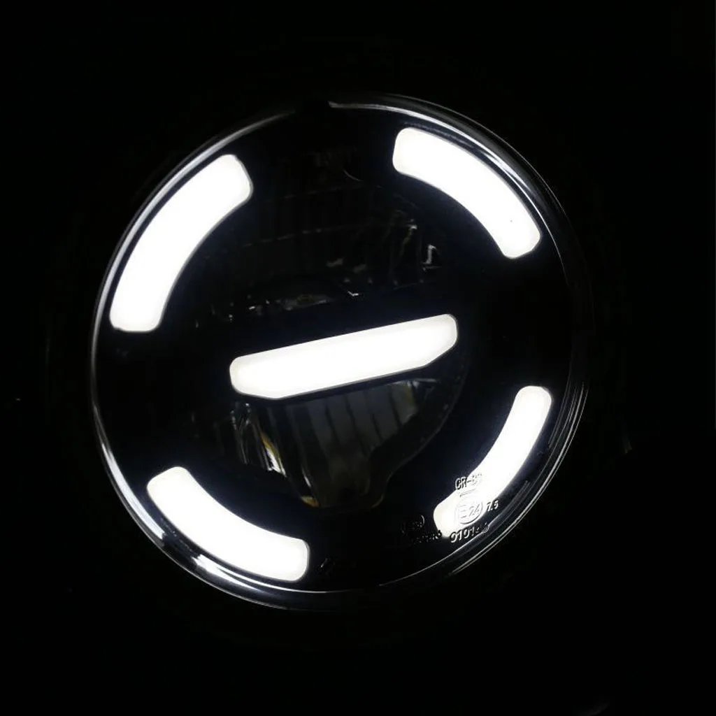 Универсальные изменение ретро мотоциклетные фары дневного света светодиодный