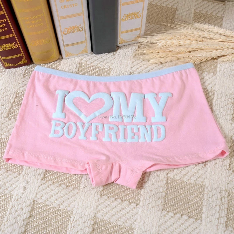 &quotI Love My Boyfriend&quot печатные хипстерские характерные женские трусы-шорты высокого