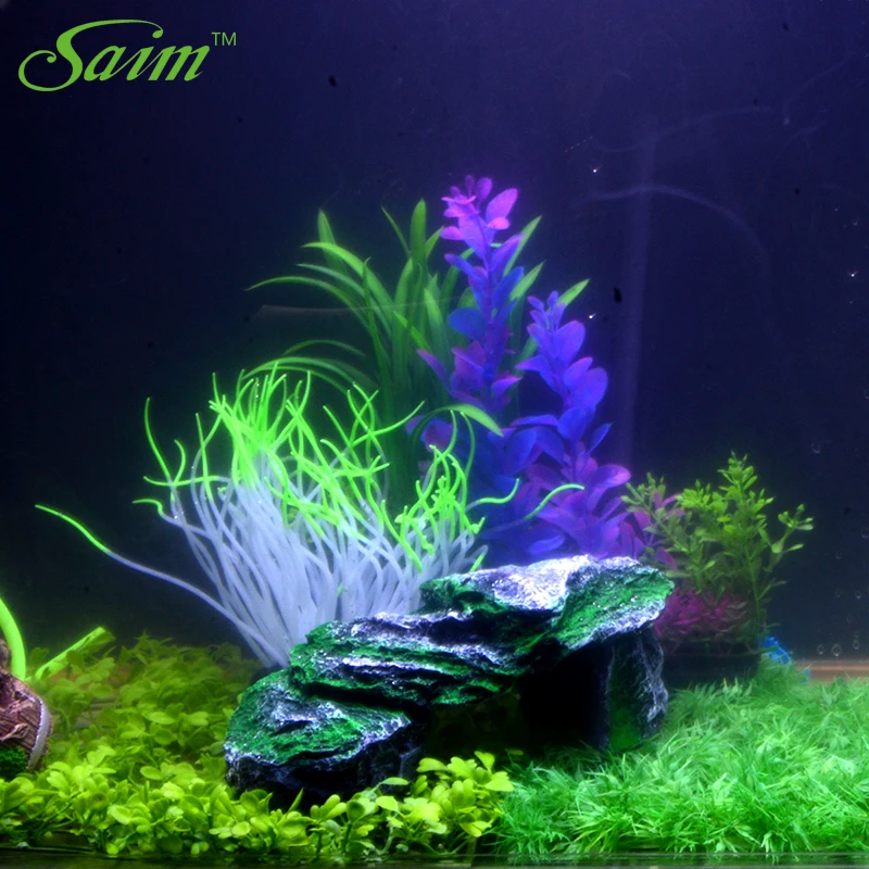 Камень для аквариума Saim декоративная каучуковая пещера с изображением гор