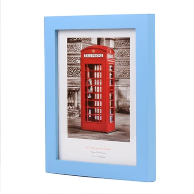 Blue 10x12 дюймов Американская фоторамка многоцветная настенная рама для картины рамки для домашнего украшения картина - Цвет: Blue