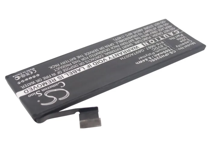 Высококачественный аккумулятор Cameron Sino 1500 мАч 616 0667 для Apple A1456 A1507 A1526 A1532 iPhone 5C Light 32