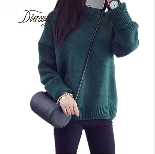 turtlenecks women's sweater for women top pullover korean winter 2020 turtleneck FEMALE SWEATER pull Turtleneck Poncho | Женская