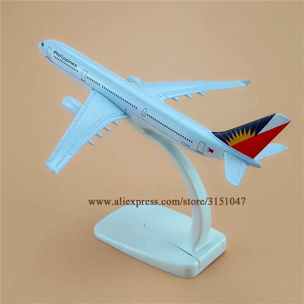 Модель самолета из металлического сплава модель авиакомпании Филиппины A330