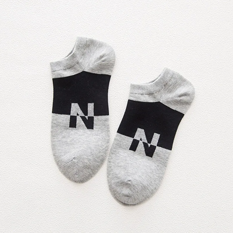 Новое поступление 5 пар хлопковые мужские носки в полоску повседневные деловые