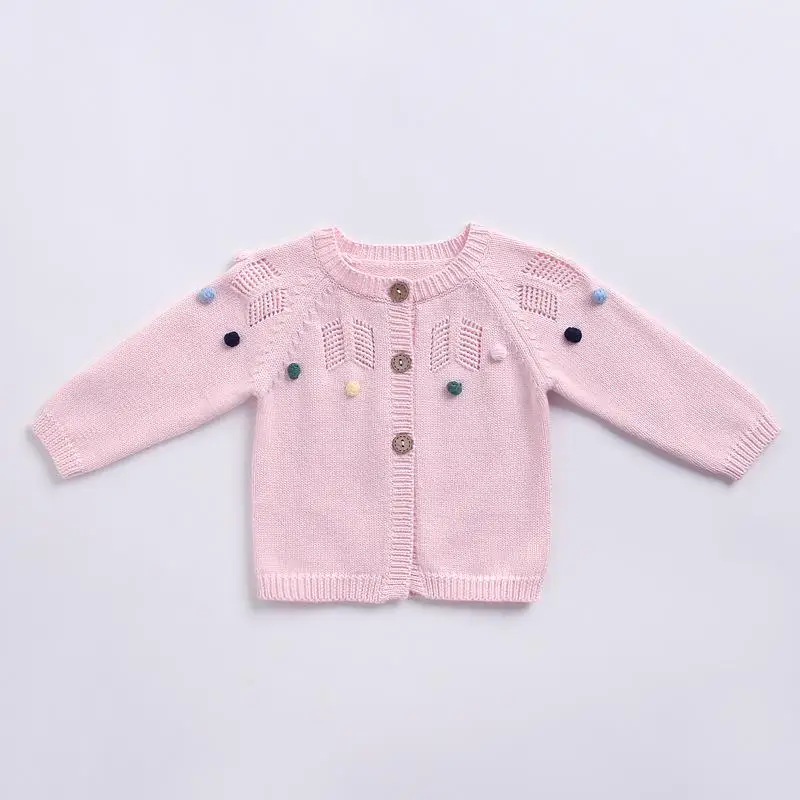 New Born Baby Cardigan Infant Kids Autumn Winter Cotton Knitted Sweater For Toddler Baby Boys Girls Clothes Knit Cardigan 0-2y - Цвет: as photo  DD