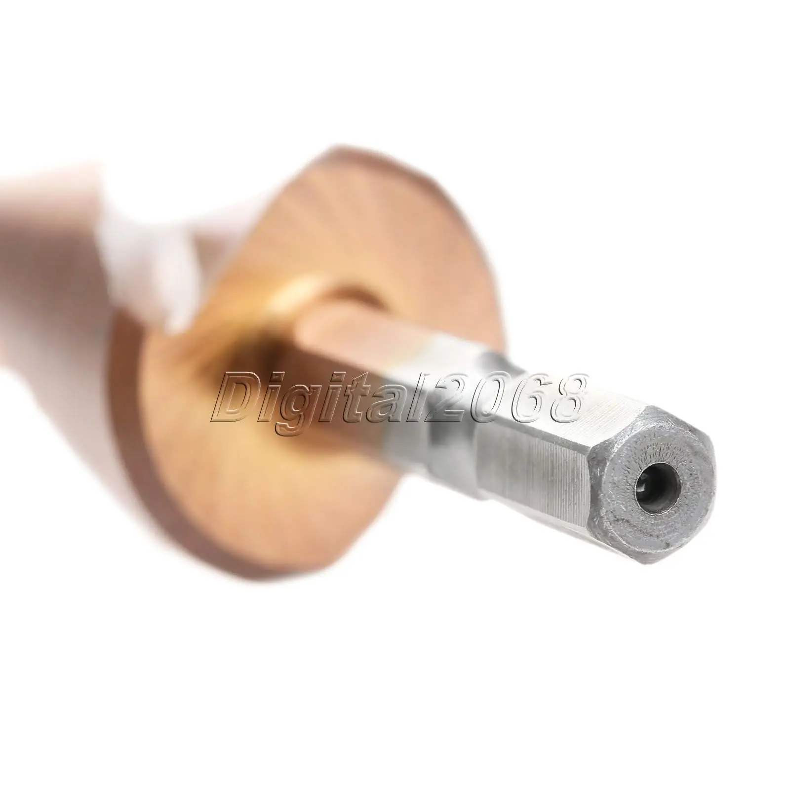 

bowarepro HSS-Co M35 Steel Step Cone Titanium Coated Drill Bit Hole Cutter Tools for metal 4-22mm Woodworking Chamfer Tool New