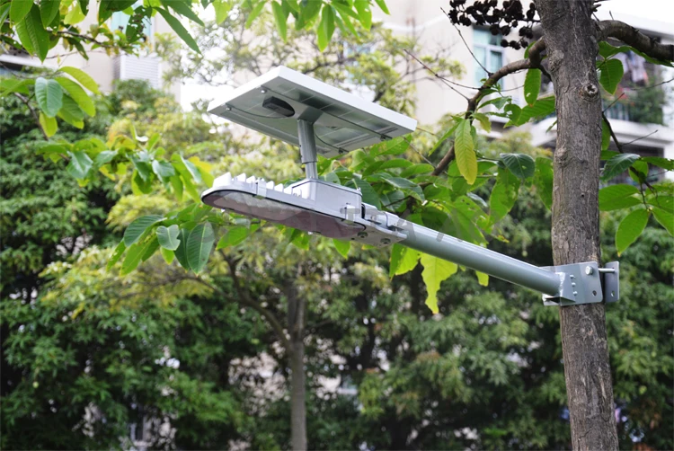 Солнечная Светодиодные лампы IP65 Водонепроницаемый бытовой поликремния солнечных панелей открытый уличный стены полюс лампа Освещение 3.7 В/6.6a