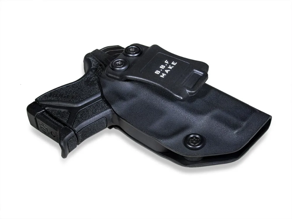 B.B.F Make IWB KYDEX кобура на заказ подходит: Ruger LCP II Пистолет Чехол внутри скрытый пояс для переноски пистолетный мешочек с зажимом для ремня