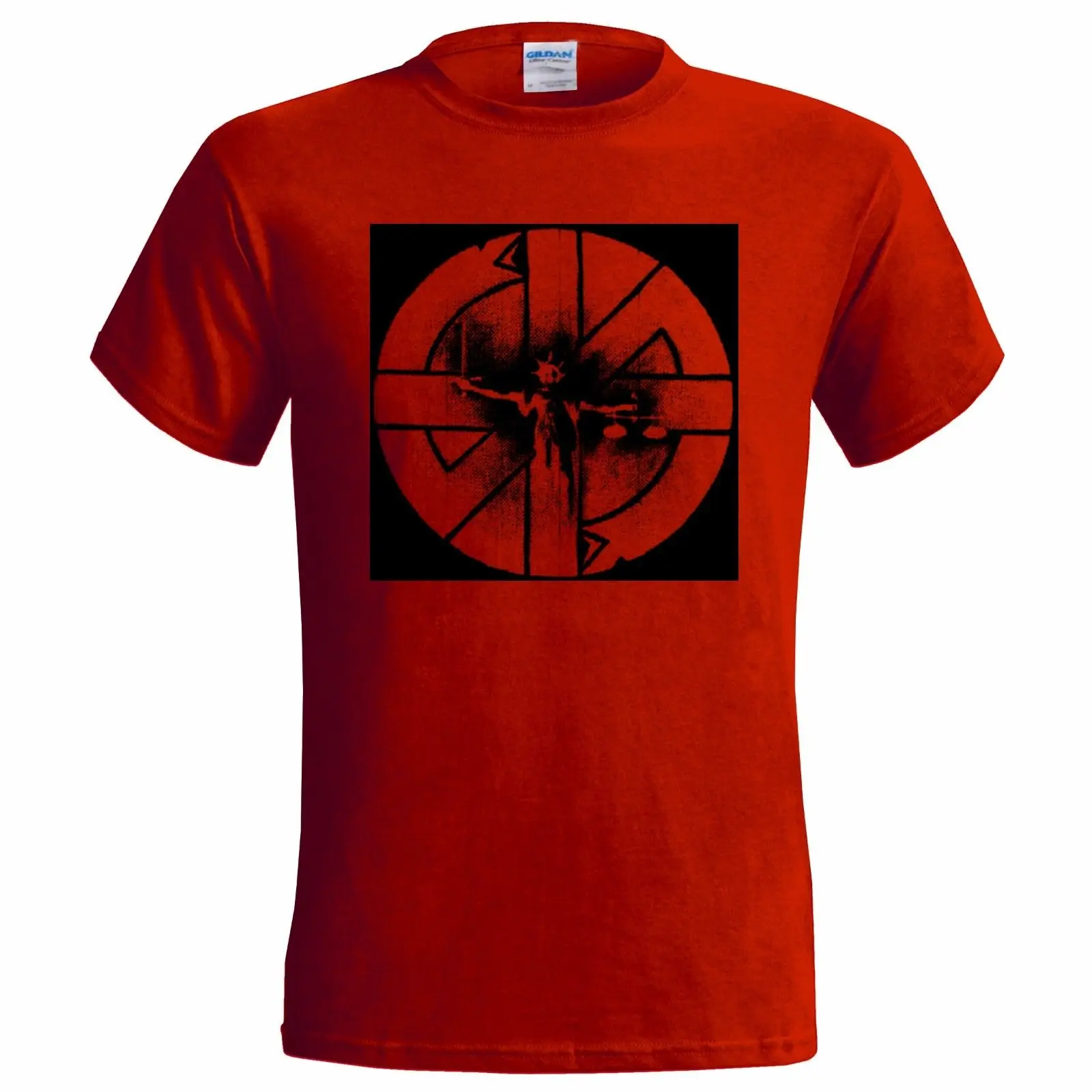 Для мужчин футболка 100% хлопковые рубашки с принтом грубого логотип (1)