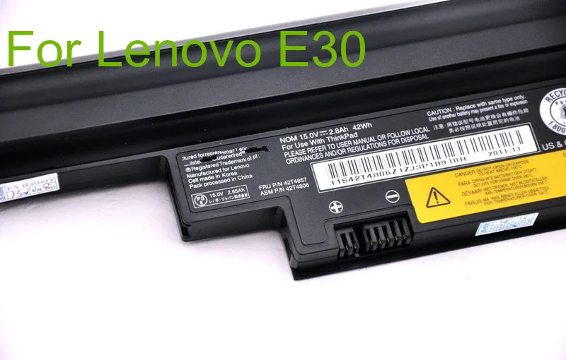 Аккумулятор для ноутбука Edge 13 &quotE30 E31 42T4806 42T4807 42T4812 42T4813 42T4814 42T4815 57Y4564|original laptop