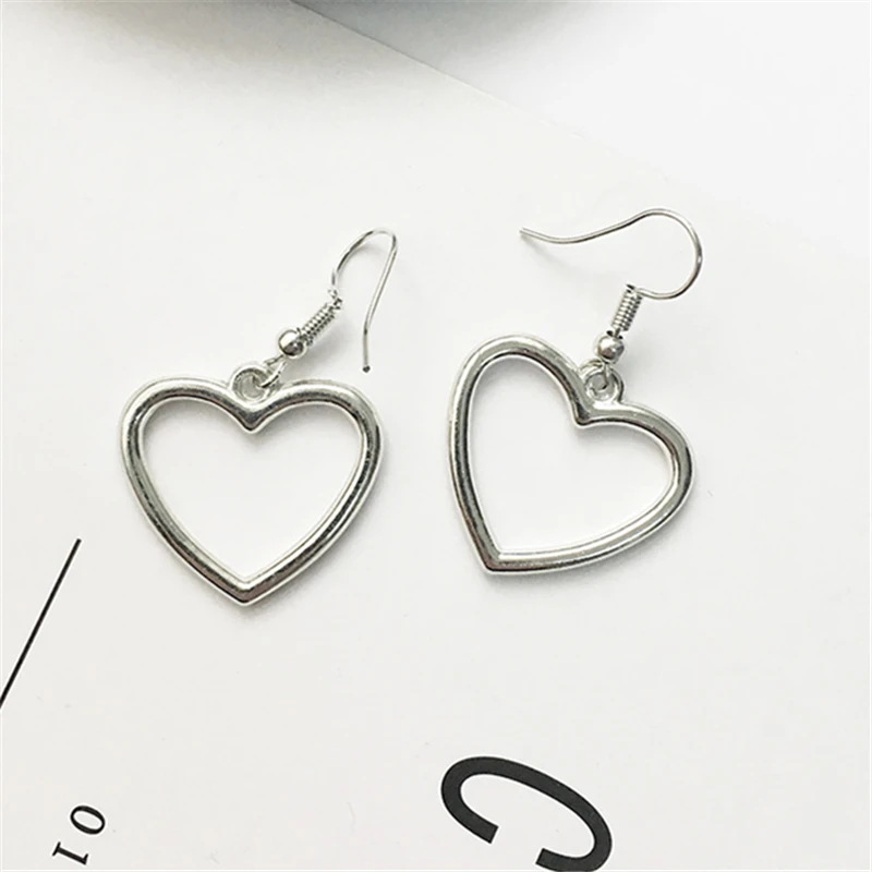 2019 Горячая Мода серьги-гвоздики женские посеребренные золотые Bijoux Простые полые