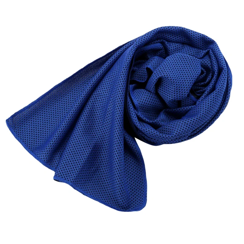 02 Cool Towel Ice Cold Enduring Running Jogging Gym Chilly Instant Cooling Outdoor Sports Towel Swimming Backpacking Towels Summer - Color: 02