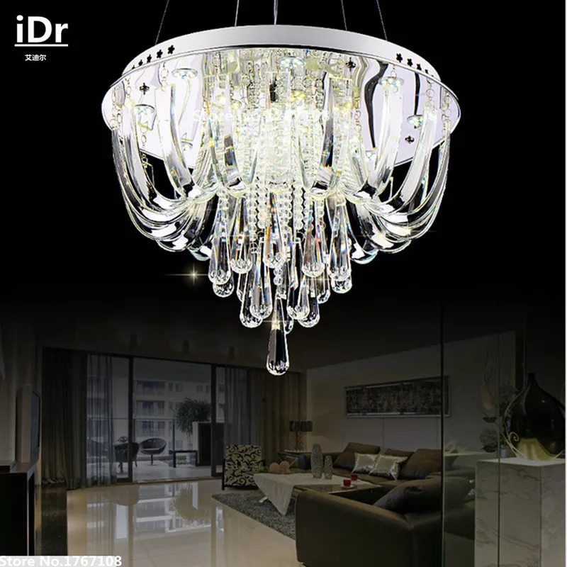 

Creative crystal lamp crystal chandelier modern crystal lights living room disc Luxury lamp Bedroom lights iDr-0083
