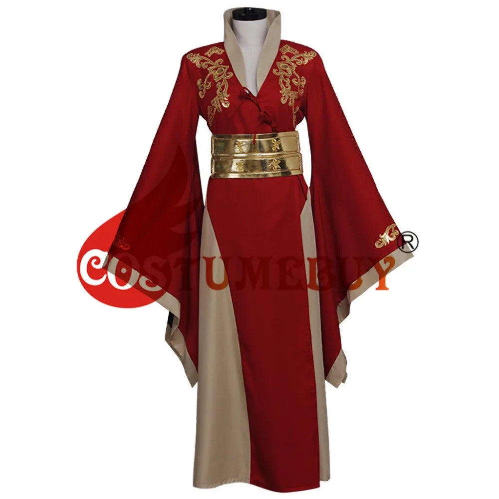 CostuemBuy Игра престолов Cersei Lanniste Косплей Костюм Игра престолов платье королевы средневековый костюм на Хэллоуин Любой Размер L920