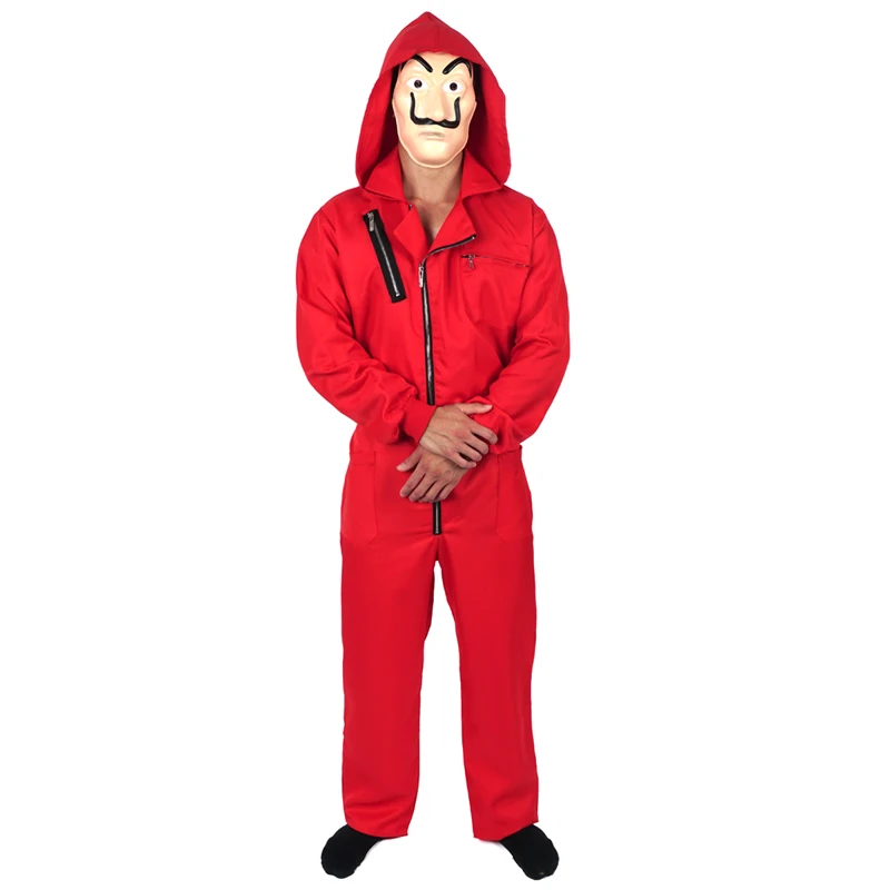 

Salvador Dali Movie Costume Money Heist The House of Paper La Casa De Papel Cosplay Costumes Halloween Party European size
