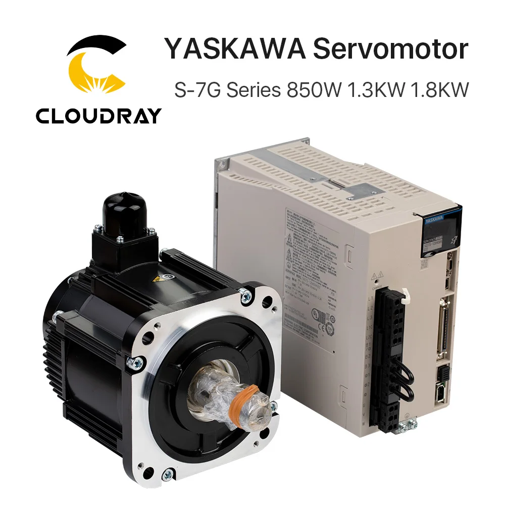 CLOUDRAY YASKAWA S-7G Серводвигатель и драйвер двигателя 200 Вт-кВт в комплект