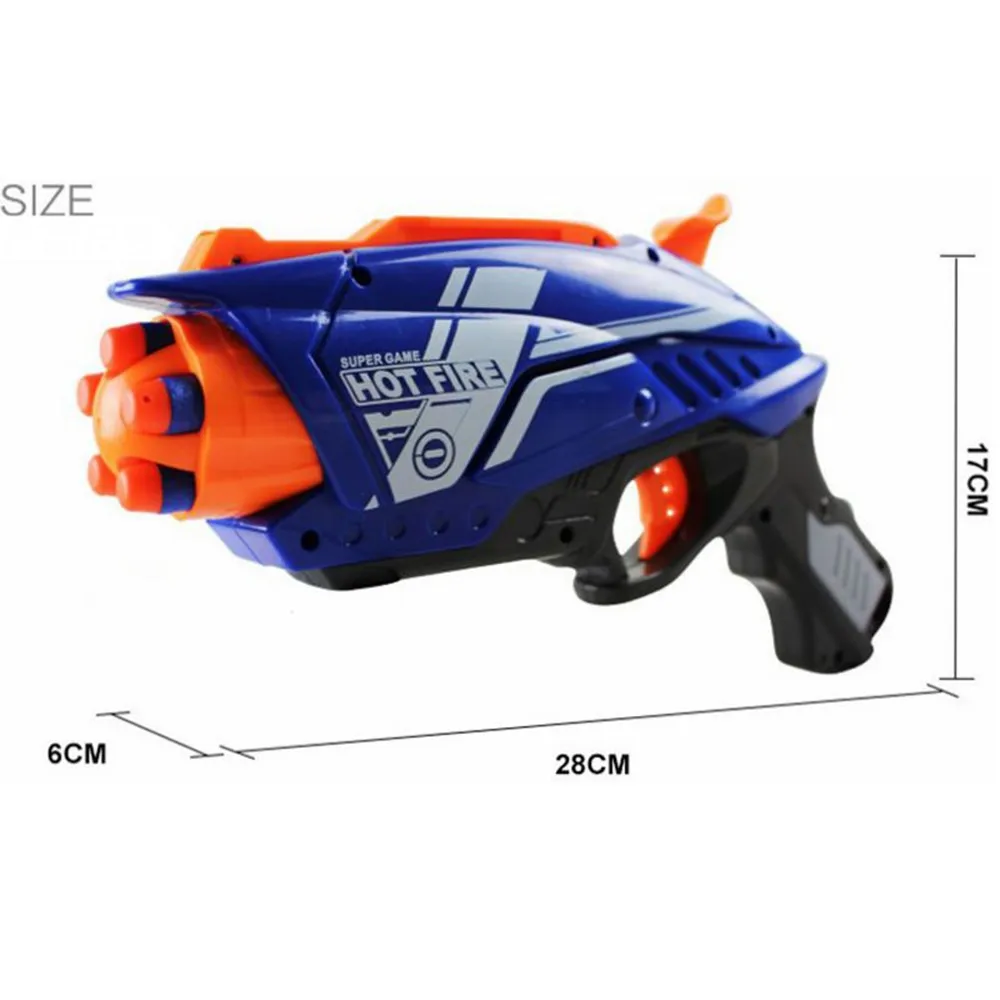 Для NERF Gun Elite Blaster с 20 мягкими пулями из ЭВА детское ружье игрушка для nerf guns детская