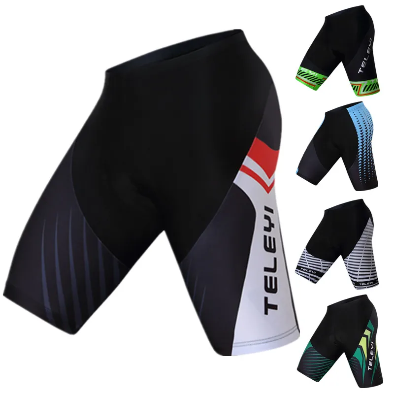 Мужские велосипедные шорты Teleyi Pro Team MTB с 3D гелевой подкладкой противоударные