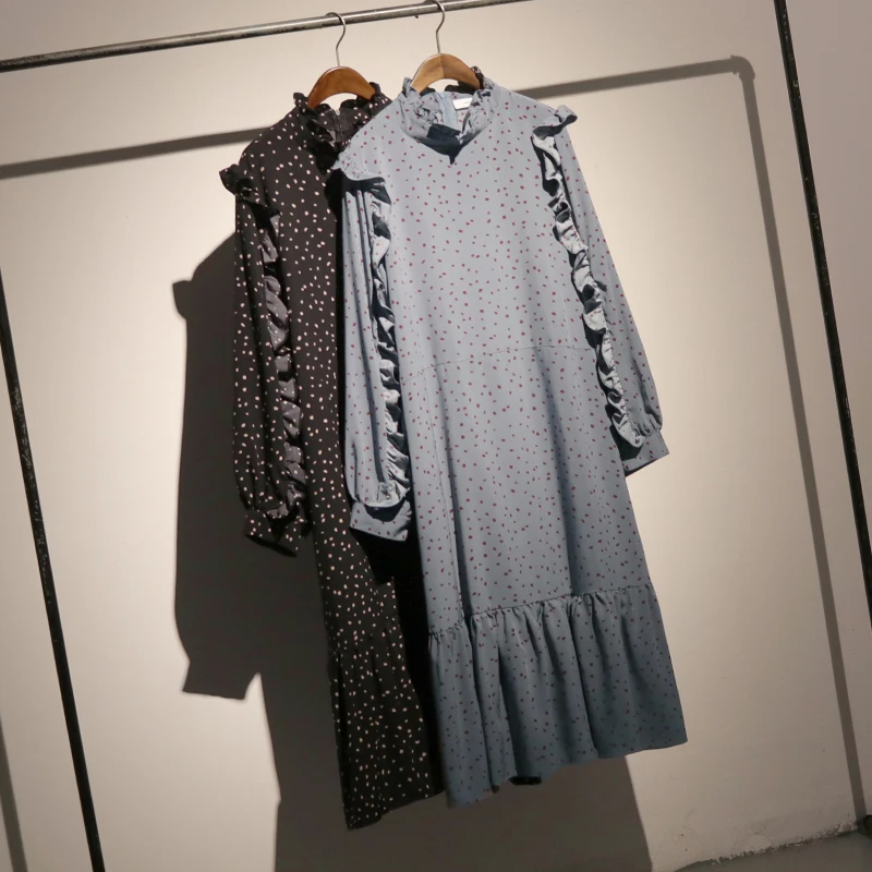 Ежедневно одежда мода 2019 г. Vestidos повседневное стенд средства ухода за кожей шеи