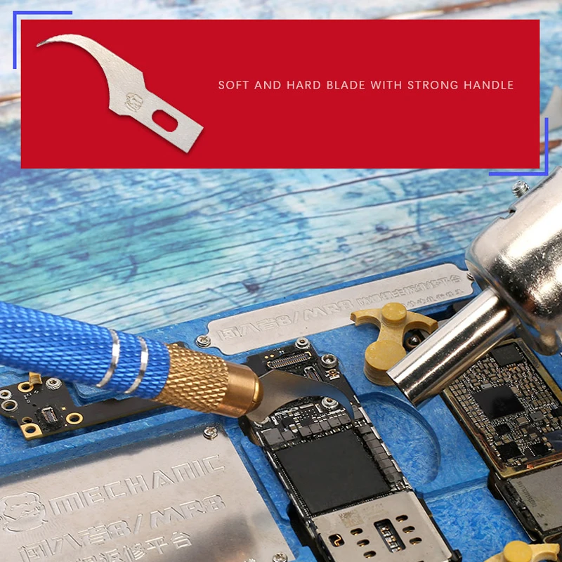 Механик Multifunctioal CPU IC нож для удаления клея тонкое лезвие материнская плата BGA чип