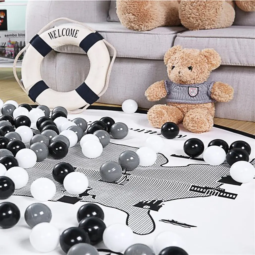 OCDAY7CM Детские Анти Стресс океан мяч дети Toy50/150 шт. безопасный пластик черный серый