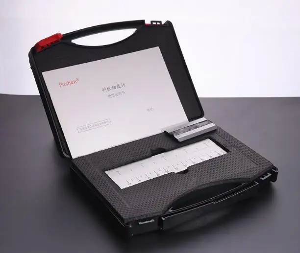 

0-50um PUSHEN Single Groove stainless steel Scraper fineness meter For coating