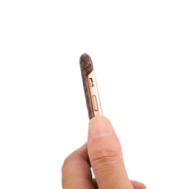 Чехол для телефона Kisstop из змеиной кожи iPhone 7 8 X XS жесткий чехол накладка 5 6 6s Plus