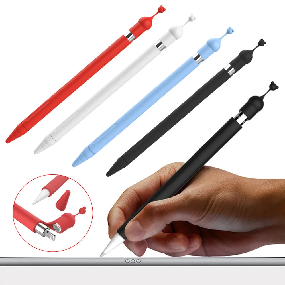 Силиконовый защитный чехол держатель с защитой от потери для Apple Pencil iPad ручка 1nd