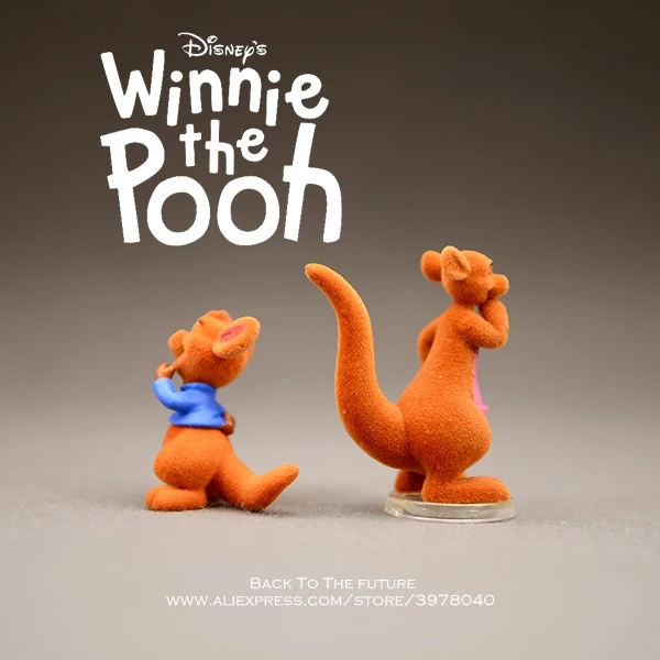 Disney Winnie the Pooh wallaby Roo и Mom 4 6 см фигурка коллекция украшений аниме игрушка модель для