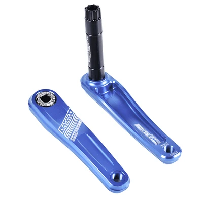 crank blue Улитка MTB велосипед Интегрированный полый Звездочка колеса ЧПУ Сверхлегкий GXP Кривошип 104bcd прямой загруженный диск положительные отрицательные зубы - Цвет: crank blue