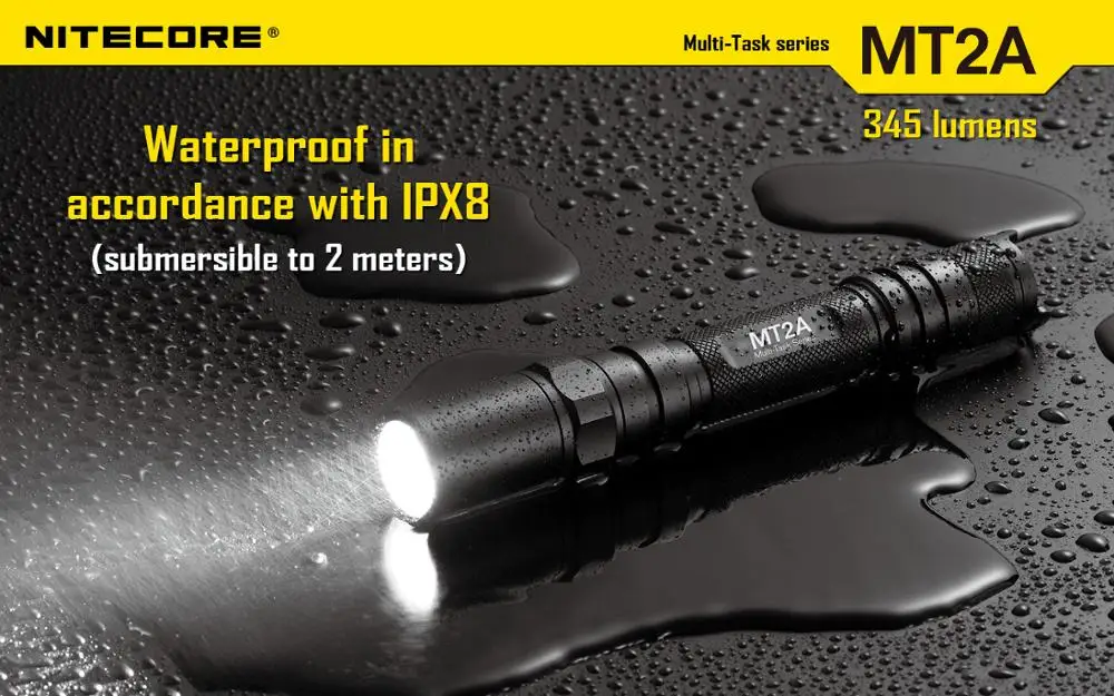 Бесплатная доставка распродажа! Фонарик Nitecore MT2A CREE XP G R5 светодиодный фонарик с 3