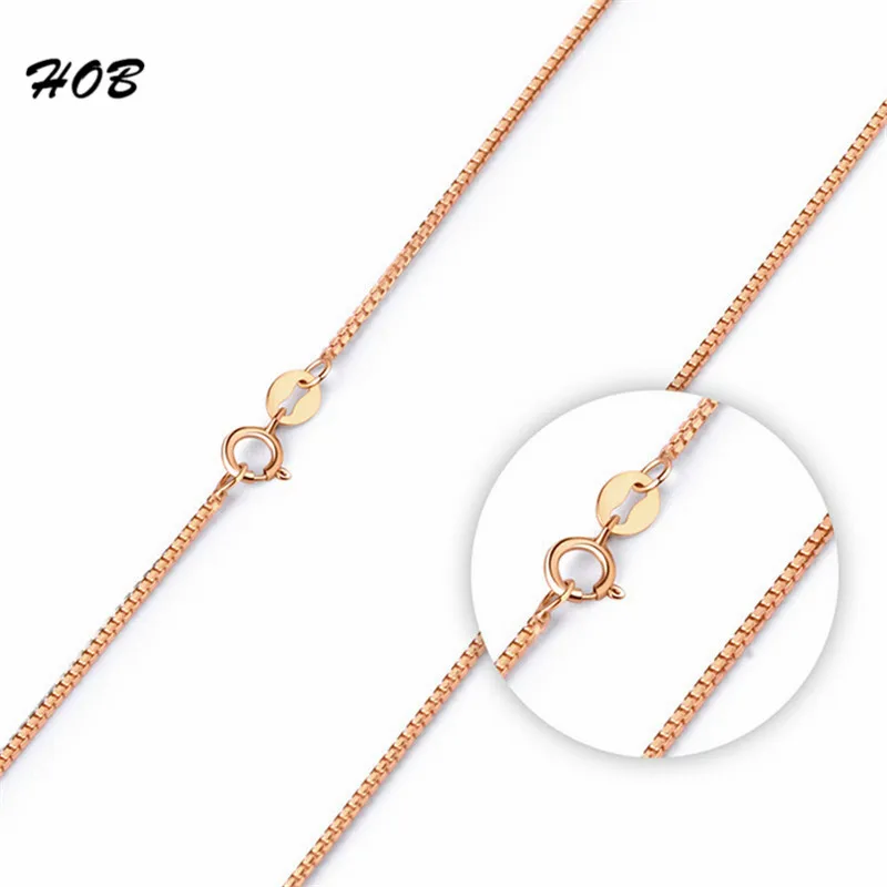 LINDAJOUX 2017 романтическое розовое золото цвет коробка цепочка ожерелья для женщин