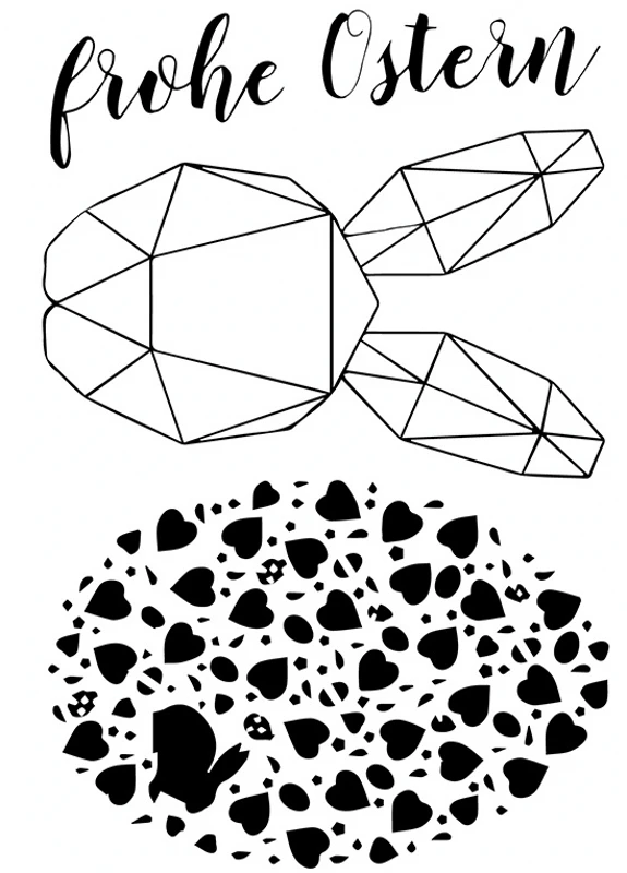 Немецкие слова кролик прозрачный чистый силикон штамп для уплотнения &quotсделай