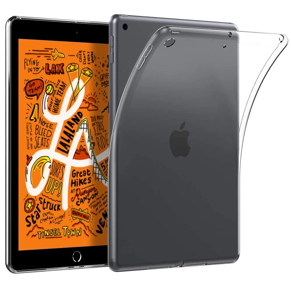 Для iPad Mini 5 2019 чехол Ультратонкий Мягкий ТПУ прозрачный силиконовый для Apple mini 7 9