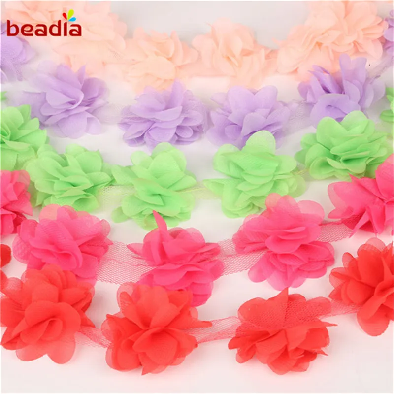 13 шт. кружевные цветы для платья 14 цветов | Дом и сад