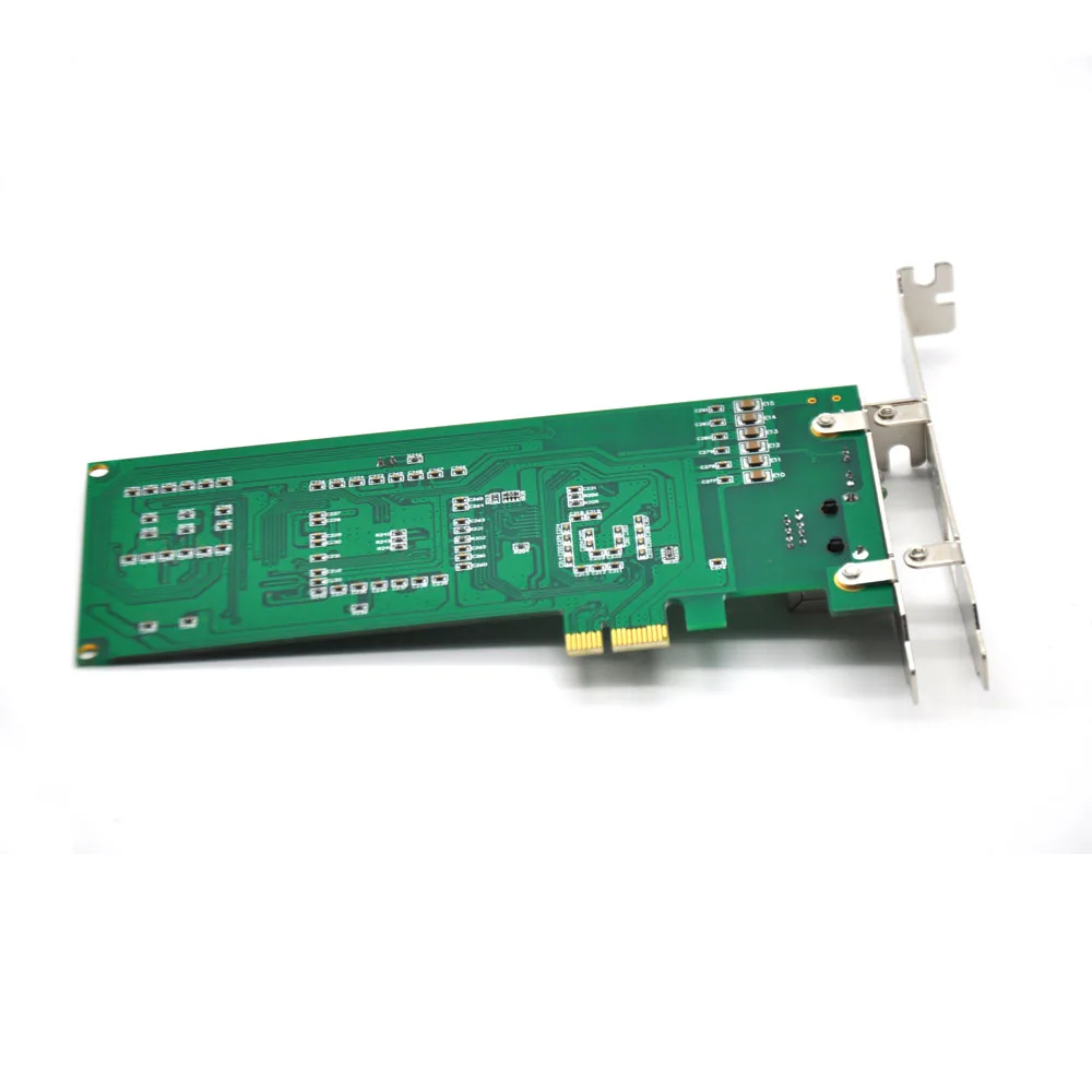 Полностью цифровая Asterisk E1 карта PCI-Express слот, E1/T1/J1 телефонная Голосовая карта ISDN PRI карта SS7 R2 сигнал