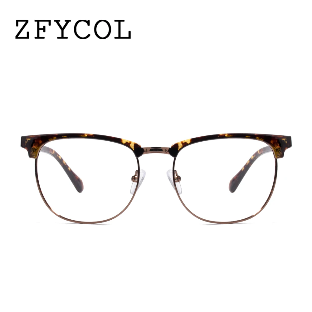 ZFYCOL женские золотые оправы для очков классические очки чтения дизайн
