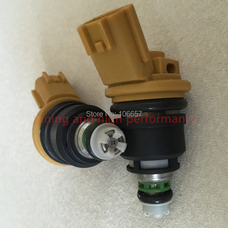 ВЫСОКОПРОИЗВОДИТЕЛЬНЫЙ ВПРЫСКИВАТЕЛЬ ТОПЛИВА SIDE FEED 555CC NISMO 6# 16600-RR543 ЖЕЛТЫЙ ДЛЯ NISSAN 300ZX Z32 RB25DET VG30DETT SR20DET KA24 ON.