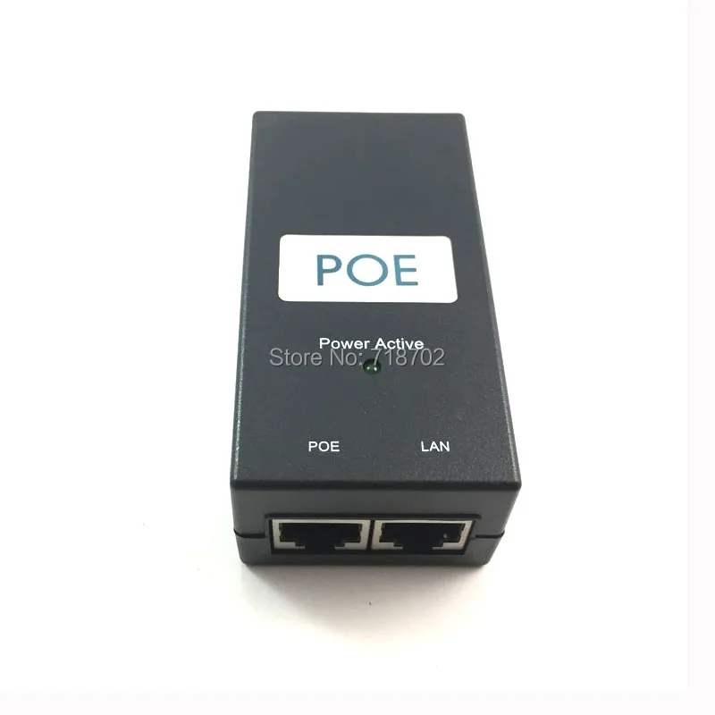 Бесплатная Доставка 5 шт. 24 В 1A POE Мощность Over Ethernet AC/DC адаптер Инжектор R J45 разъем