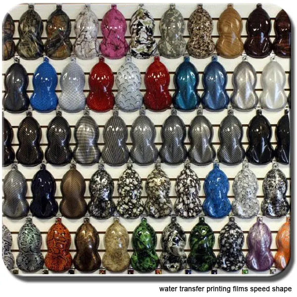 Белые и черные 10 шт./лот пластиковые скоростные формы гидрографические пленки