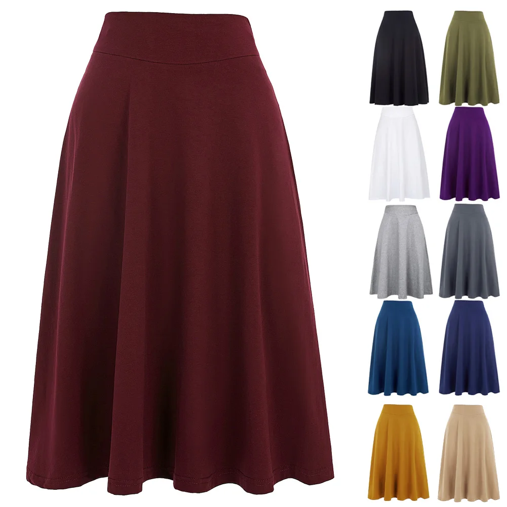 Новинка 2020 летние модные юбки для женщин офисные высокая талия Saias faldas jupe