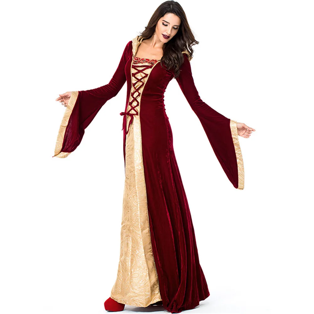 Женский накидка вампира для вечевечерние НКИ на Хэллоуин призрак страшная зло