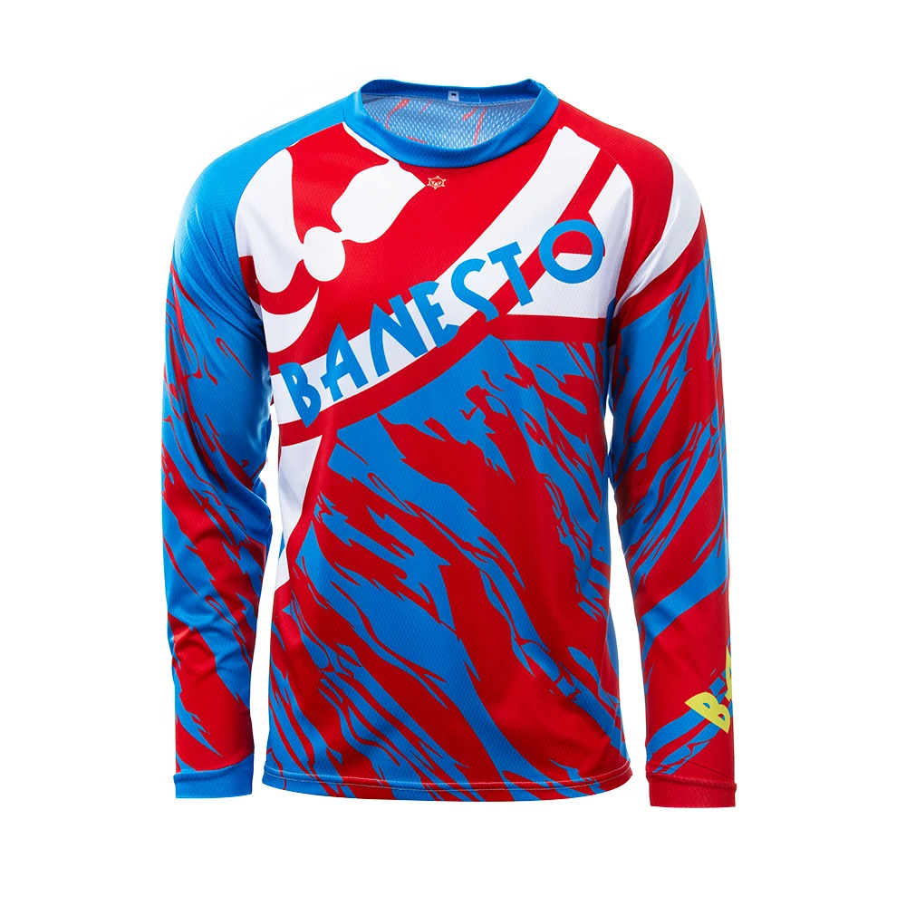 

2019 Banesto Moto Gp Man Fast Dry Ride Cross Downhill Bike Motorcycle Racing Jersey Cycle Clothes Outfit