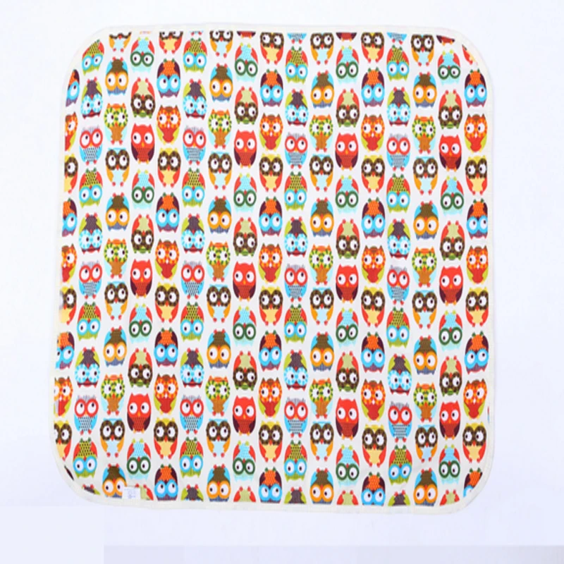 

Newborn Baby Changing Pad Urinal Pad For Infant Child Print Bed Waterproof Cotton Cloth diaper inserts Changing Mat For Crib